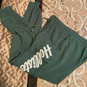 Green Hollister Sweatpant Joggers